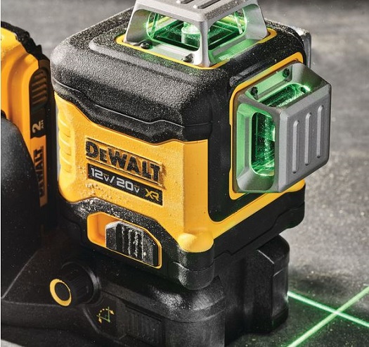 DEWALT 12V 3 X 360 Green Line Laser Level