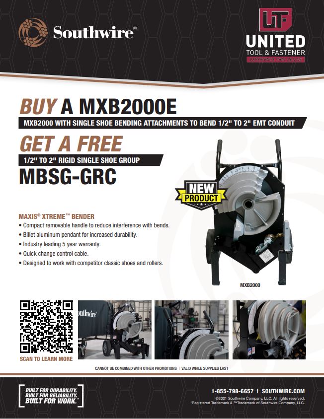 Southwire MAXIS® XTREME™ BENDER Promotion